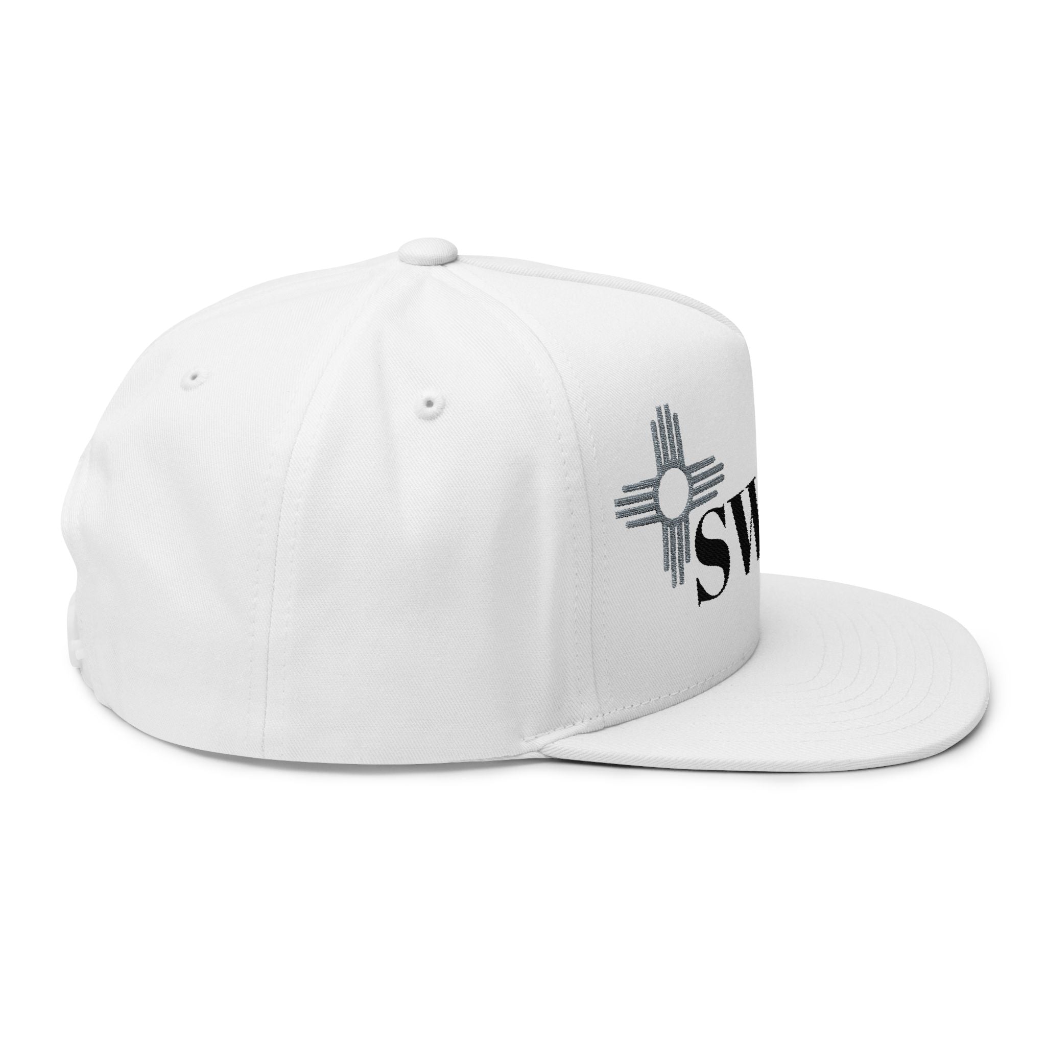 Gravity Goblin Lid Embroidered Flat Bill Cap